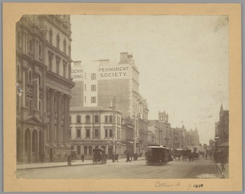 Collins Street, Melbourne, c. 1890