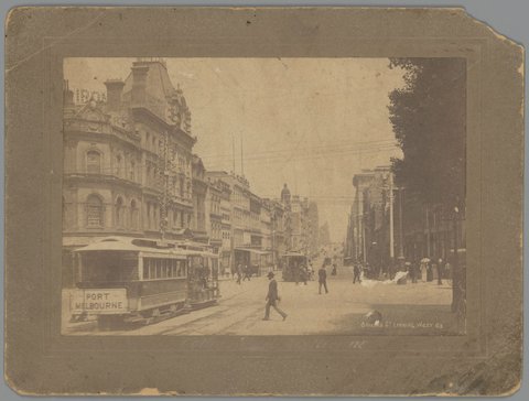 Collins St. [Melbourne], looking west, c. 1910