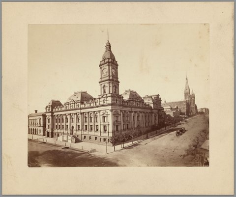 Town Hall, Melbourne, c. 1880