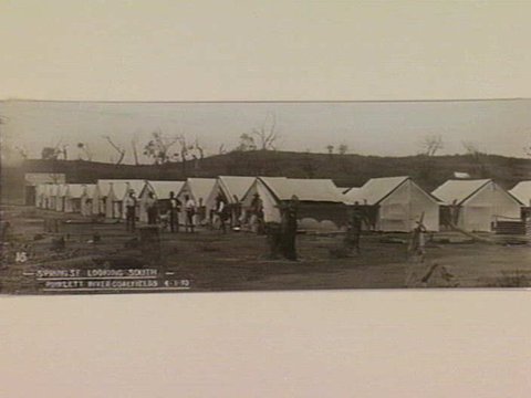SPRING ST. LOOKING SOUTH - POWLETT RIVER COALFIELDS, 1910