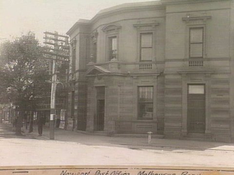 Newport Post Office. Melbourne Road, 1920s
