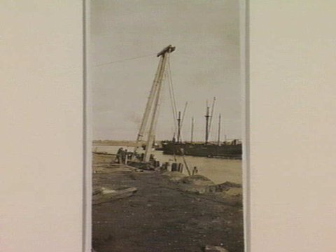 Newport Oil Wharf No4. Drawing Piles on P. Melb bank, 1923