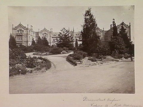 Benevolent Asylum, Victoria St. North Melbourne, 1865–95