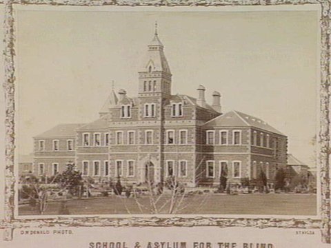 SCHOOL & ASYLUM FOR THE BLIND, ST. KILDA ROAD, [Prahran], c. 1890