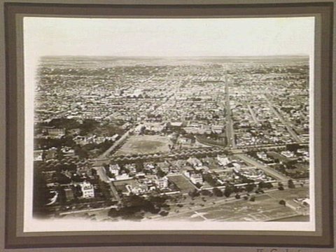Aerial view of Prahran, 1928