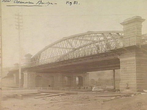 Cremorne Railway Bridge over the Yarra River, Richmond, c. 1860