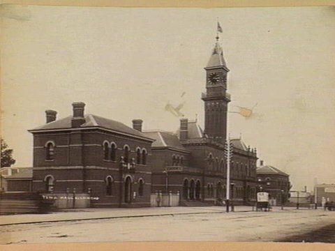 Town Hall, Richmond, 1865–95