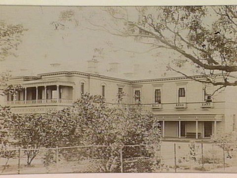 "Corinella" Melbourne residence of Matthew Hamilton Baird of Mount Bute. Tennyson Street, St. Kilda, 1883–98