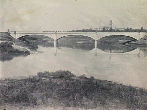 Yarra River, Anderson Street Bridge, 1900–10