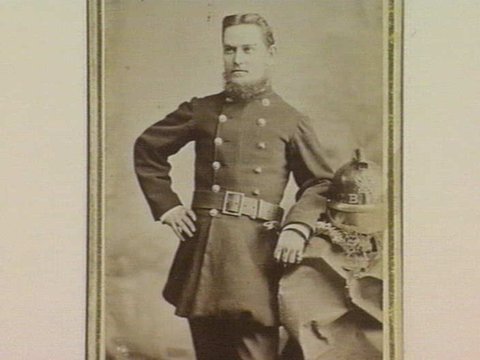 Fireman, North Melbourne Fire Brigade, 1875