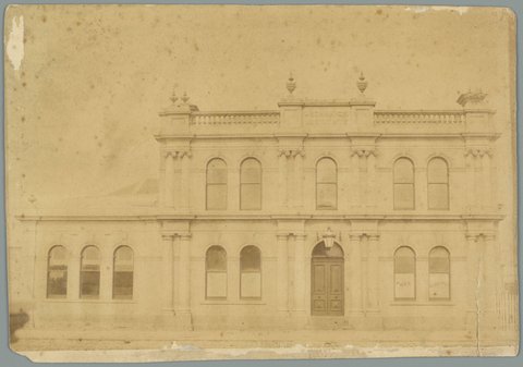 Williamstown Mechanics Institute, Electra Street, Williamstown, 1855–90