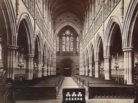 Interior of St. Paul's Cathedral, Melbourne, 1920–50