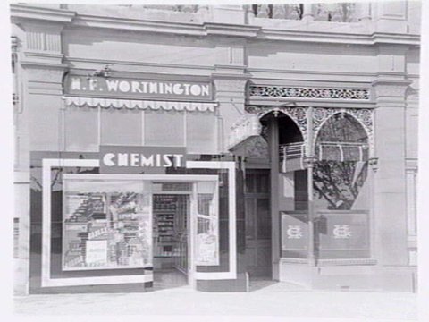 H. F. Worthington Chemist St. Kilda, 1938–40
