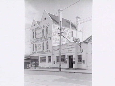 Williams & Co. Real Estate Agents, Toorak Rd. South Yarra, 1938–40