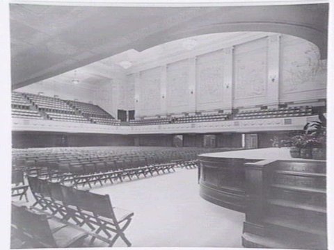 Interior Melbourne Town Hall, c. 1940
