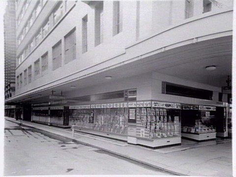 Shopfront, Croft's Grocery Store, Carlow House, 32 Elizabeth Street, Melbourne, c. 1940