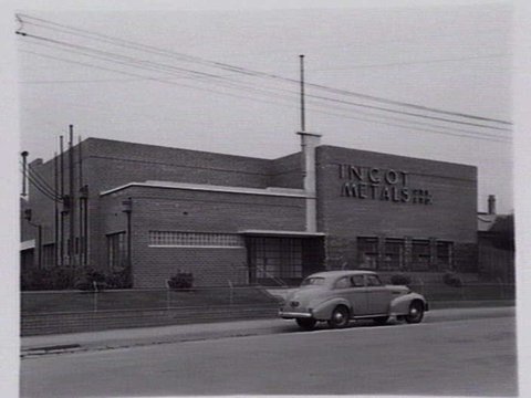 Ingot Metals Pty. Ltd., 121 Victoria St., West Brunswick, 1940s