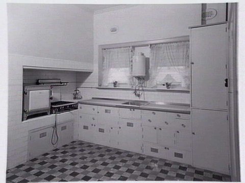 Kitchen, Thompson residence, Kew, c. 1940