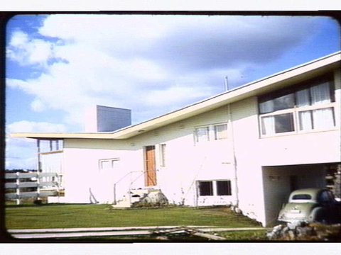 House - Cnr Tuxen & Stephens St. North Balwyn. Melb. Vic. Kenneth Macdonald. 1951