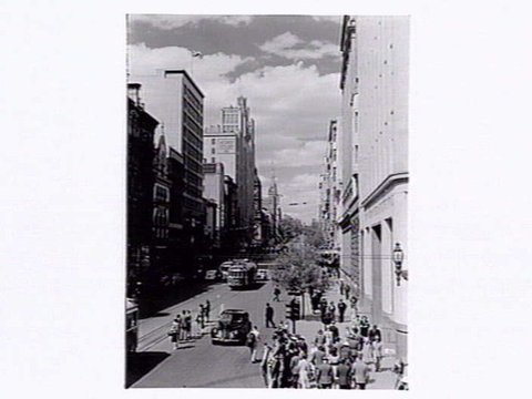 Collins Street Melbourne, 1946