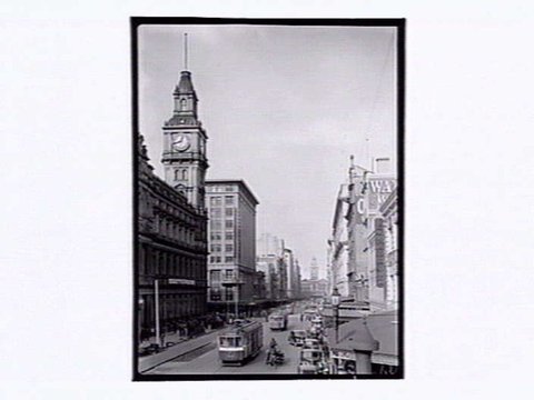 Elizabeth Street Melbourne, 1946