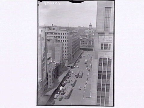 Elizabeth Street Melbourne, 1948