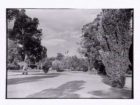 Domain & Government House Melbourne, 1948
