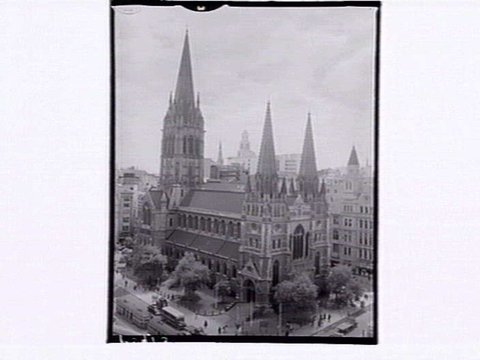 St. Paul's Cathedral, Melbourne, 1954