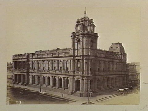 The General Post office. Elizabeth & Bourke St, c. 1880