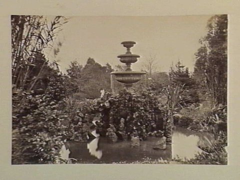 Fitzroy Gardens. The Vase Fountain, c. 1880