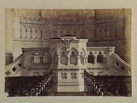 Scot's Church pulpit, Melbourne, c. 1880