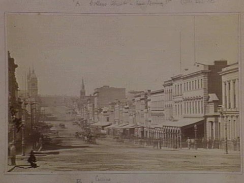 Collins Street, looking east, 1872–76