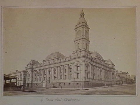 Town Hall, Melbourne, 1872–76