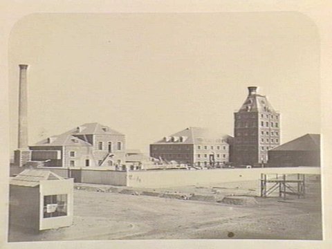 Sandridge Sugar Works, N[i.e., Near] Melbourne, c. 1860
