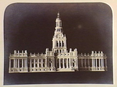 Model of New Houses of Parliament Melbourne, c. 1860
