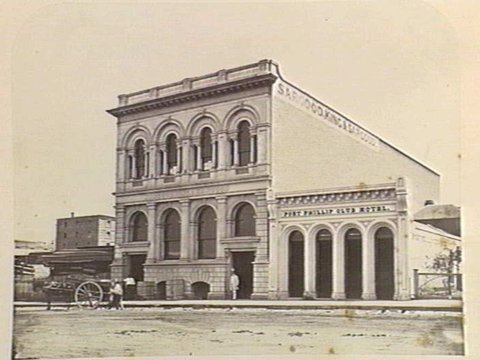 Flinder's Street East, Melbourne, c. 1860