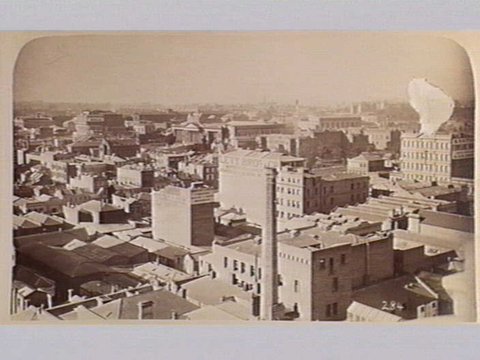 Melbourne N.E. from P.O. Tower, 1890