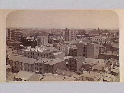 Melbourne S.W. from P.O, 1890