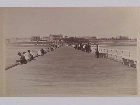 Pier at St. Kilda - Melbourne, 1890