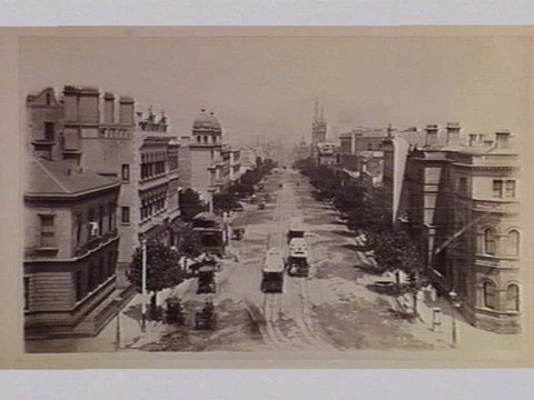 East End of Collins St. looking West, 1890