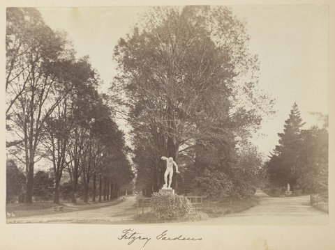 Fitzroy Gardens, 1890
