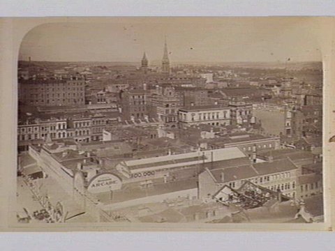 Melbourne S.E. from P.O, 1890