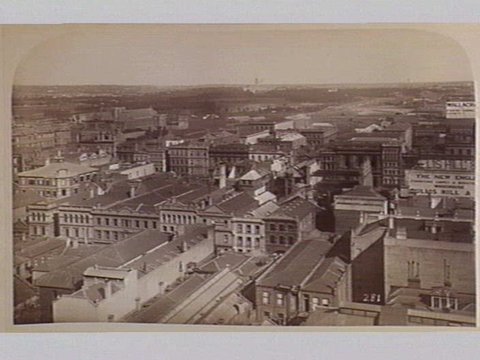 Melbourne S.S.E. from P.O, 1890