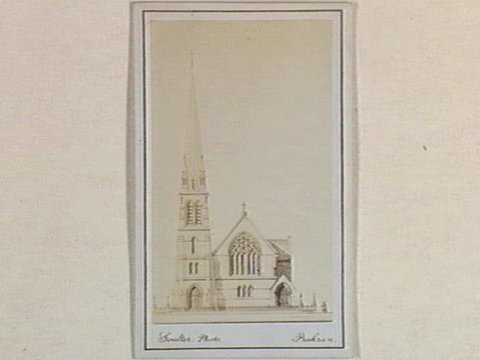 St. Matthews, Prahran. First Stone laid Sept. 1st, 1877