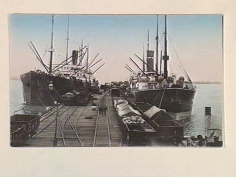Shipping Port Melbourne, c. 1906