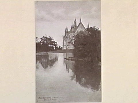 MELBOURNE UNIVERSITY Wilson Hall, c. 1909