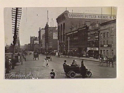 Flinders St., Melbourne, c. 1907
