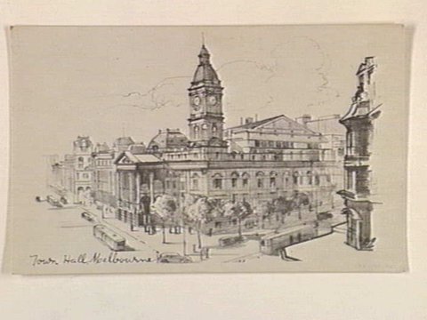 Town Hall, Melbourne, 1940s