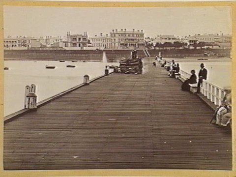 THE ESPLANADE, ST. KILDA, c. 1880