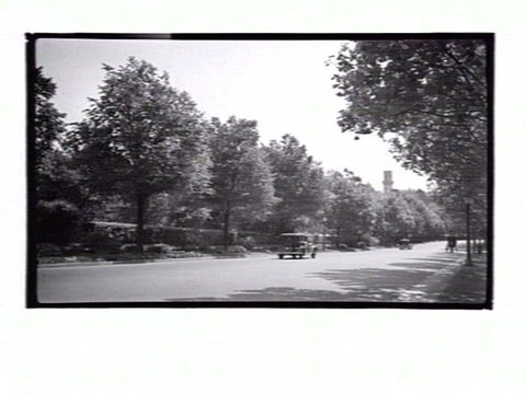 Motor cars in St. Kilda Road, 1936–39